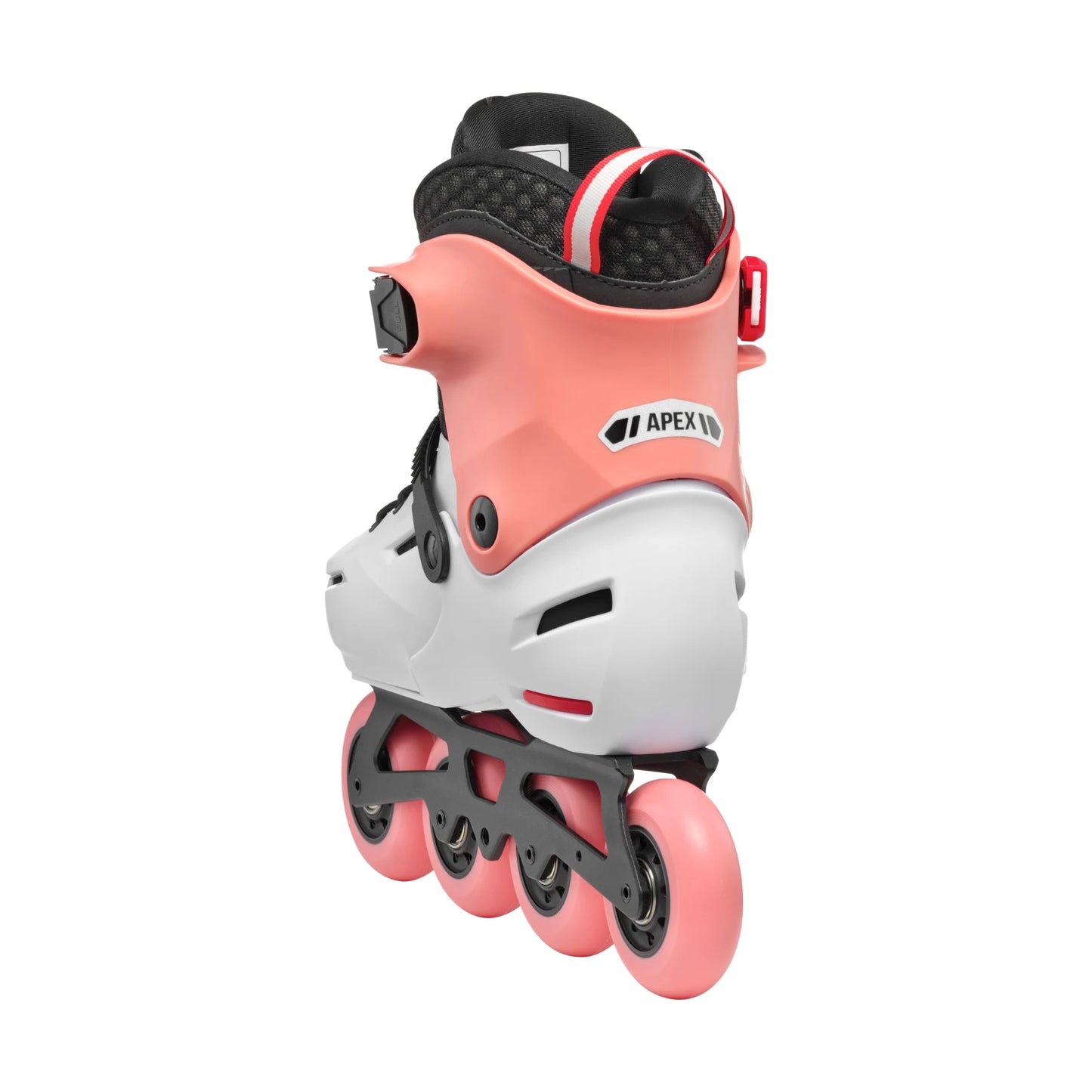 Rollerblade Apex (Adjustable) – Platinum/Coral