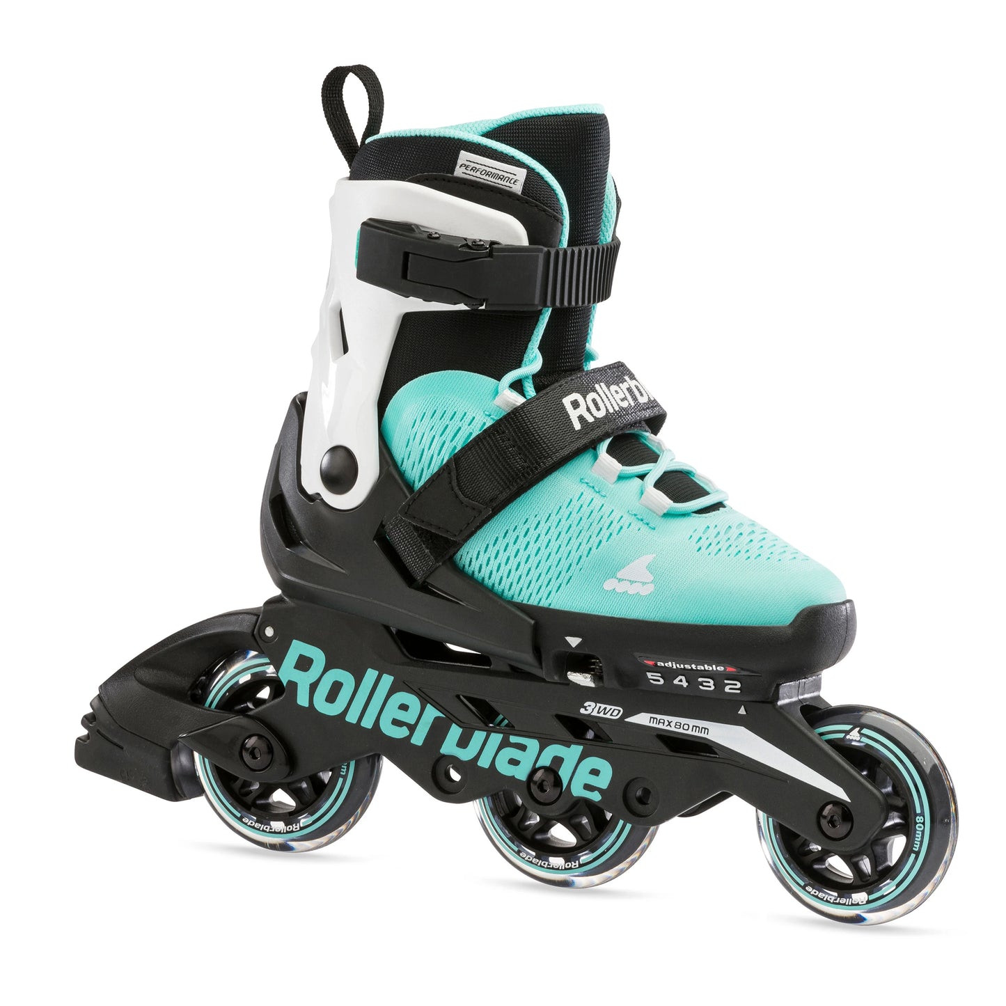 Rollerblade Microblade 3WD (Adjustable) – Aqua/White