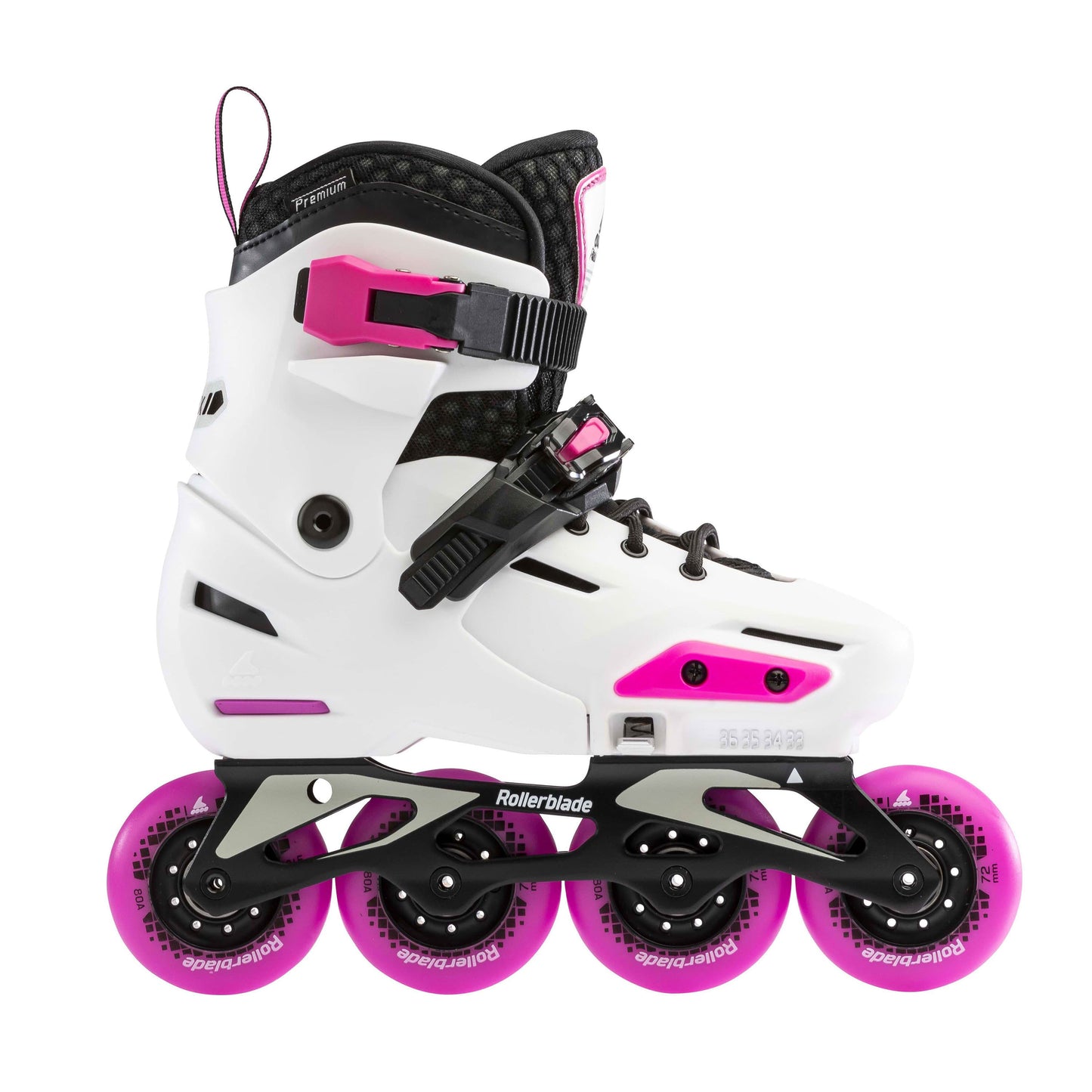 Rollerblade Apex (Adjustable) – White/Pink