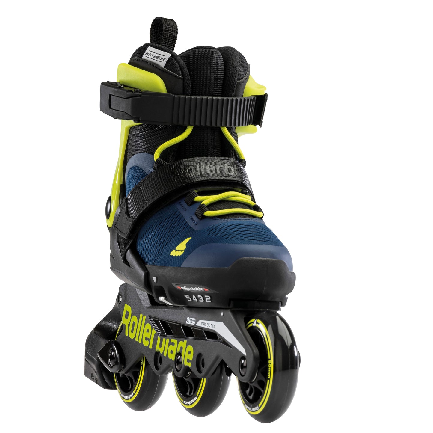 Rollerblade Microblade 3WD (Adjustable) – Blue Royal/Lime