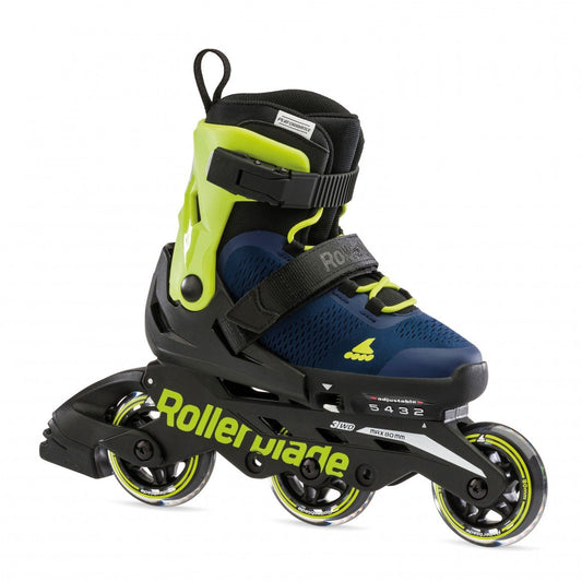 Rollerblade Microblade 3WD (Adjustable) – Blue Royal/Lime