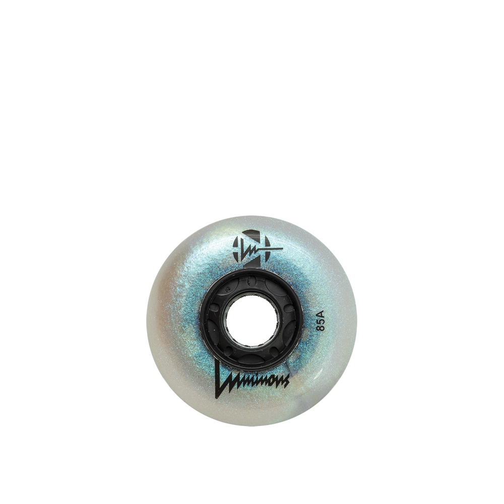 Luminous LED Light-Up Wheels (80mm/85a, Black Pearl) (4-pack)