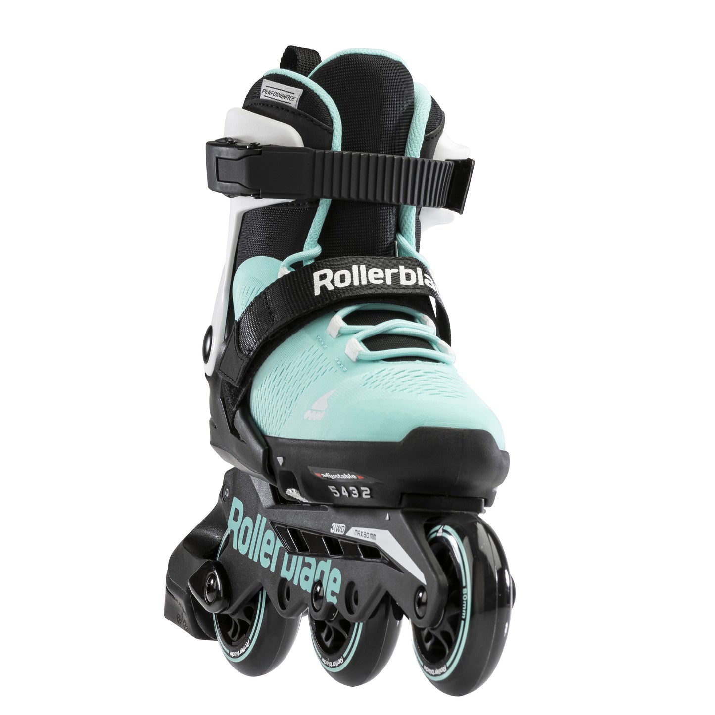 Rollerblade Microblade 3WD (Adjustable) – Aqua/White