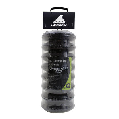 Rollerblade Wheel/Bearing XT (84mm/84A + SG7) (8-pack)