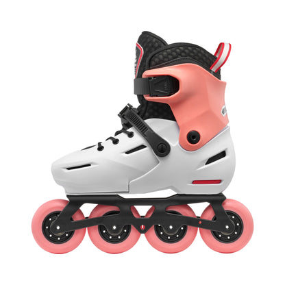 Rollerblade Apex (Adjustable) – Platinum/Coral