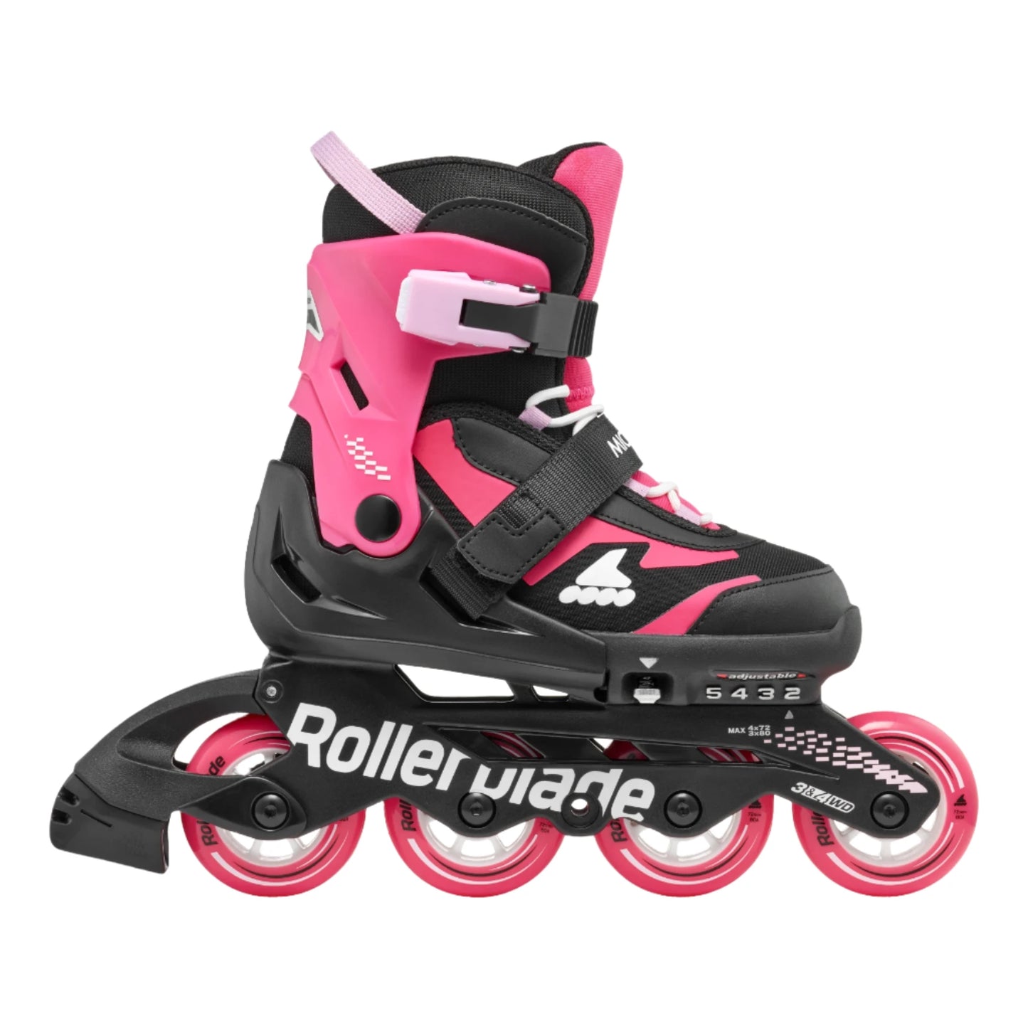 Rollerblade Microblade (Adjustable) - Black/Pink