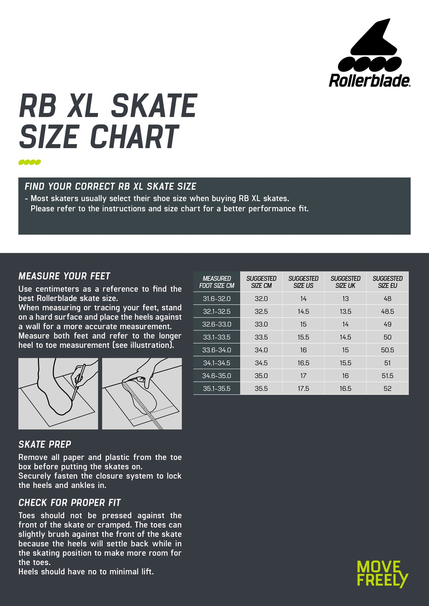 Rollerblade RB XL