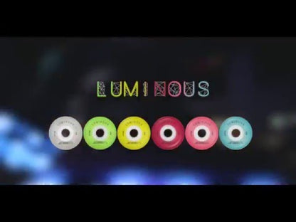 Luminous LED Light-Up Wheels (100mm/85a, White Glow) (4-pack)