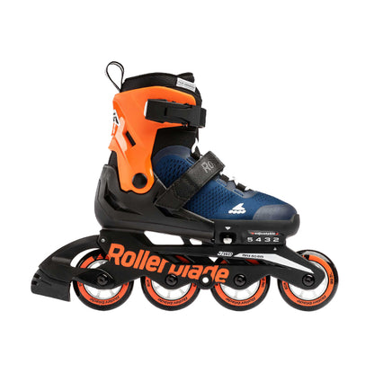 Rollerblade Microblade Combo (Adjustable) – Blue/Orange